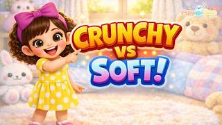  Learning Opposites with Ayra | Crunchy vs Soft  | Sensory Science for Toddlers | Fun-a-Boo  screenshot 5