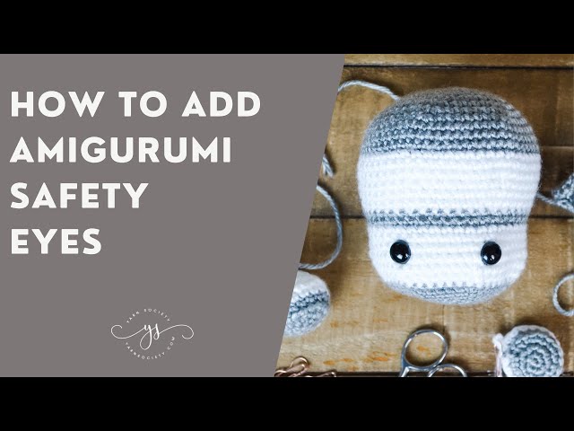 how to apply safety eyes crochet｜TikTok Search