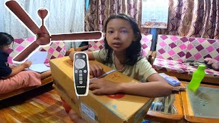 Remote Fan Unboxing