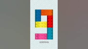 9 to 0 Lego Numbers Countdown Fun! #lego #countdown #timer #shorts