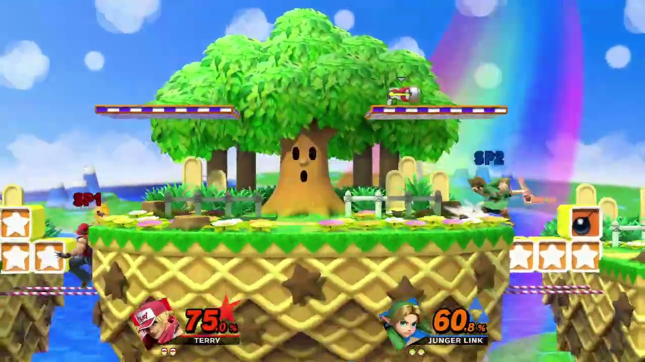 SSBU Terry Vs. Junger Link (Green Greens)