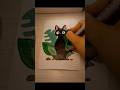 Dibujo 🐈⬛️✨️🖍 #art #artofer #acriliconcanvas #drawing #coloring