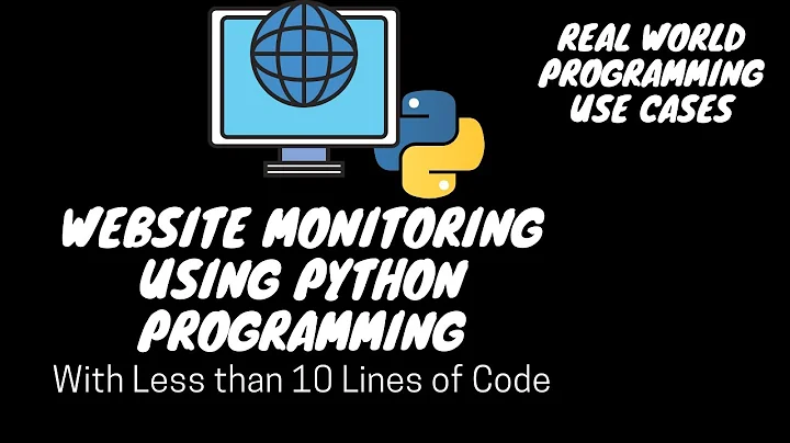 Monitoring Websites using Python | Python Monitoring Automation