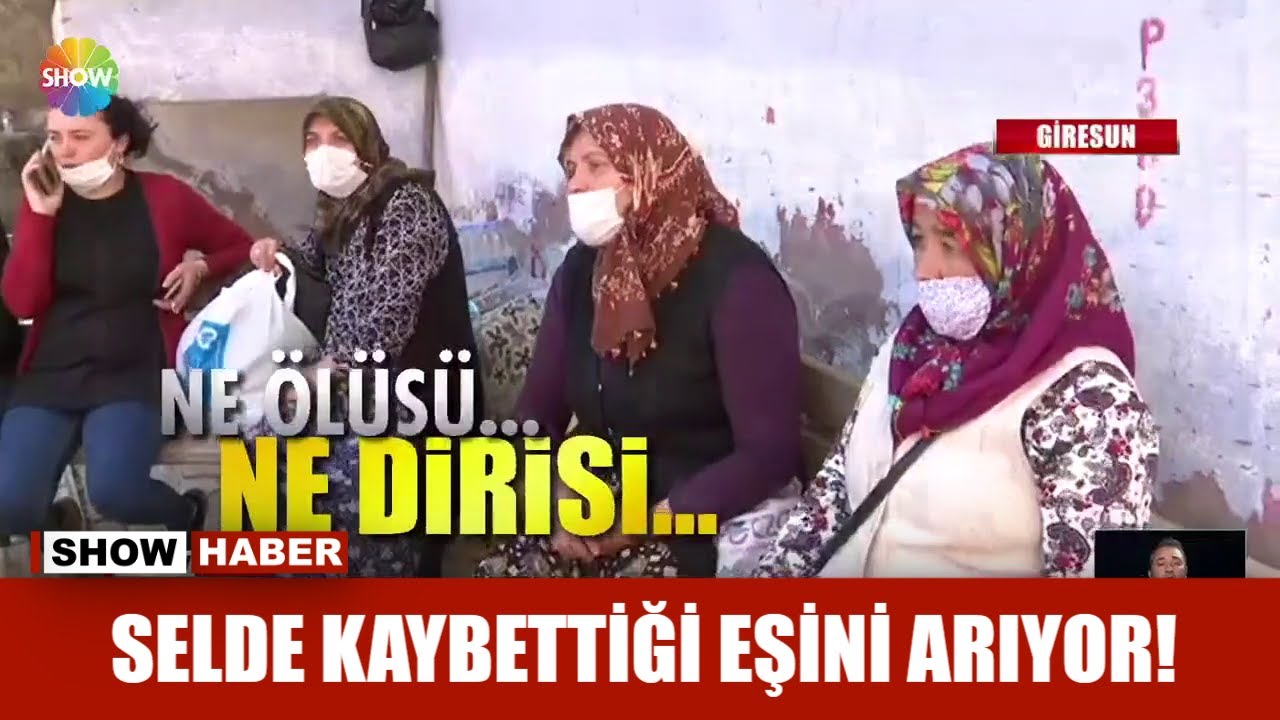 Selde kaybettiği eşini arıyor!