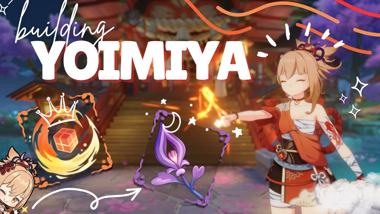 Building Yoimiya | Build With Me | Cozy Genshin Gameplay