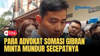 🔴LIVE: Wapres Gibran Diminta Lengser dalam 7 Hari karena Dicap Noda Hitam Konstitusi