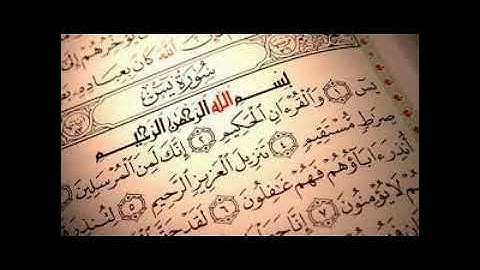 سورة ( يس )كاملة للفضيلة الشيخ /رضوان العبسي