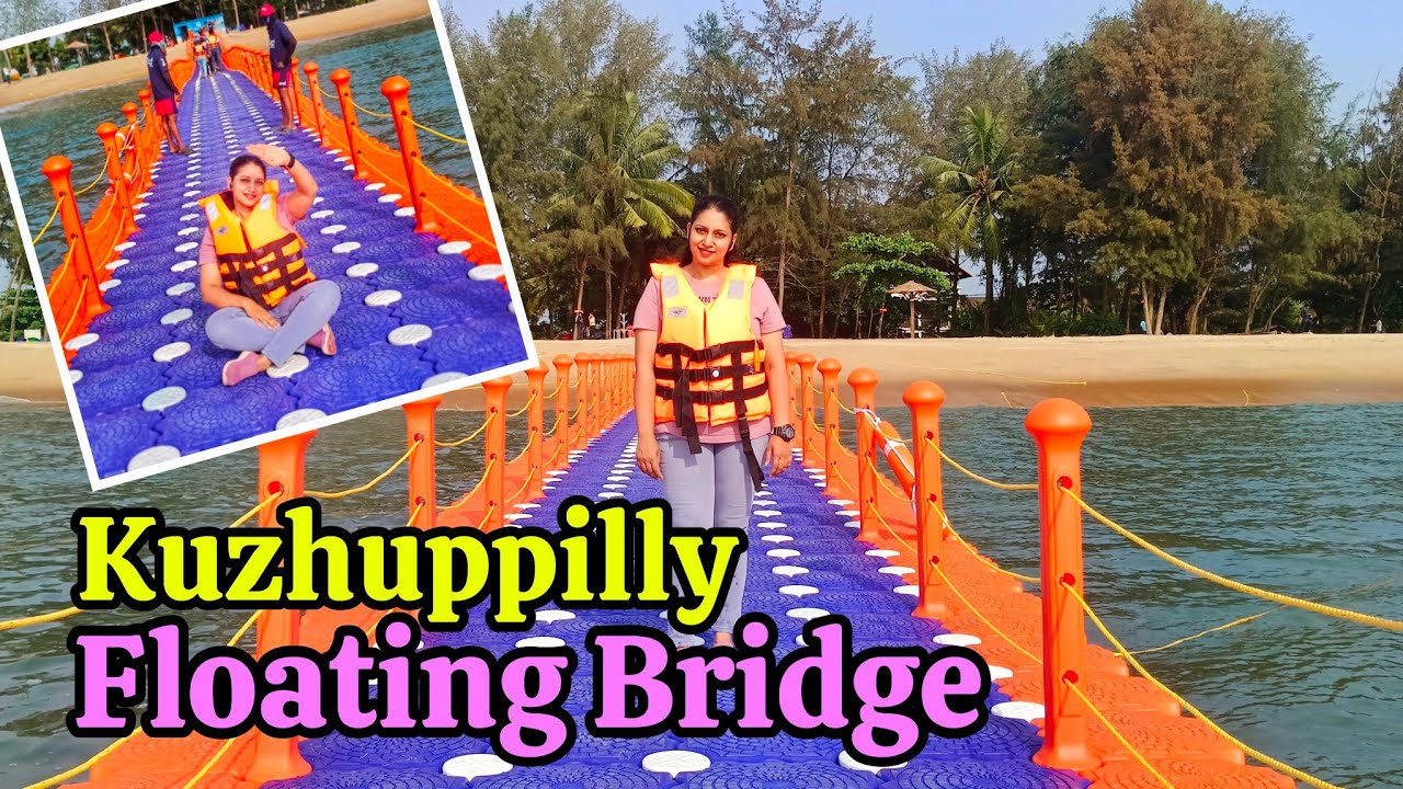 കൊച്ചിയിലും Floating Bridge വന്നൂട്ടോ 🤩🌉 Kuzhuppilly Floating Bridge