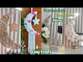 RAMADAN MUBARAK 4 Easy Craft ideas for #ramazan #eid Decorations #craft #diy #youtubevideo #ramadan