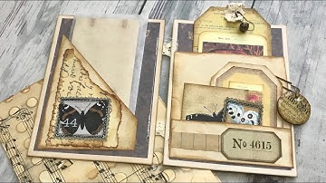 Mini Book Ephemera for Botanical Journal, Junk Journal Tutorial, Ideas for Junk Journals