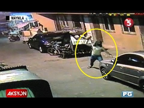 Sapul sa CCTV  Pagbaril sa 17 anyos na namato ng sasakyan sa Maynila