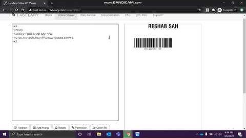 Design Barcode using Zebra Printing language | Barcode for labels
