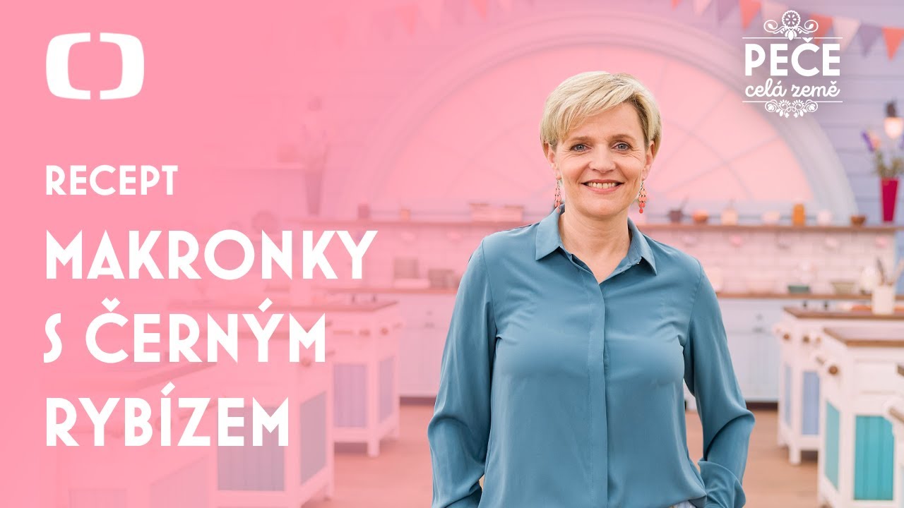 Peče celá země: Recept na makronky s černým rybízem podle Míši Landové