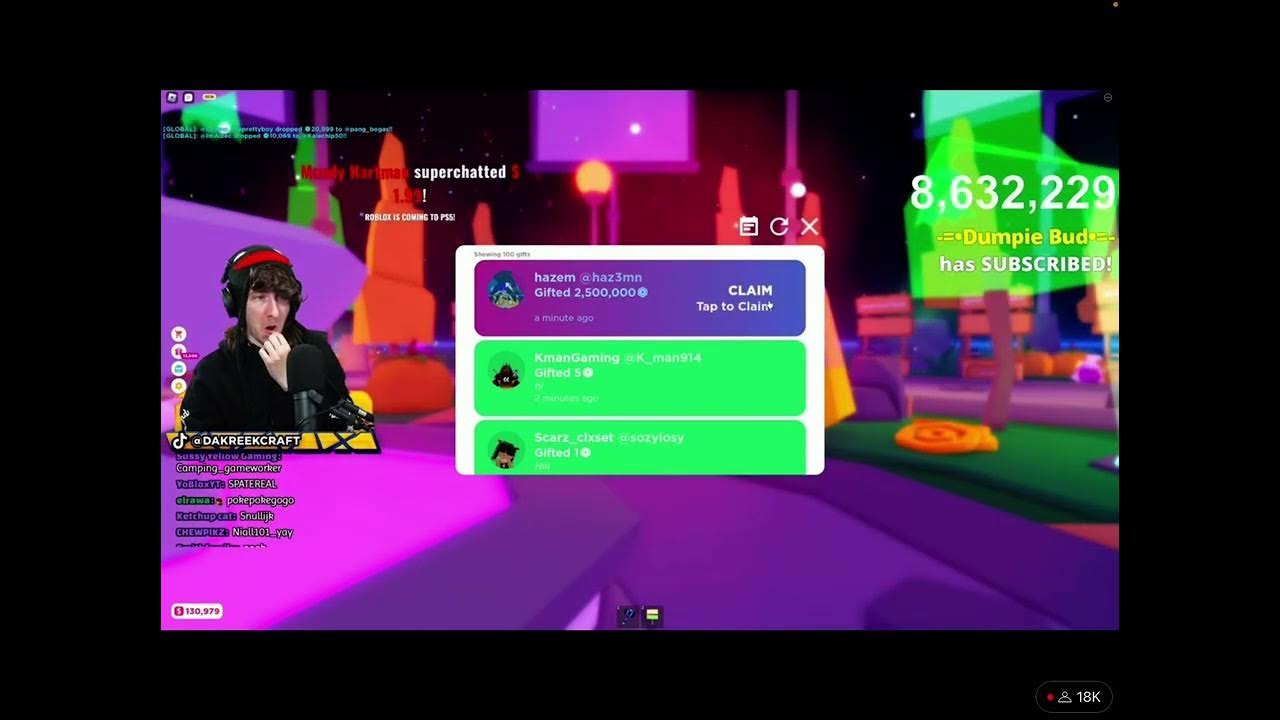 Kreek gets 2m robux youtube
