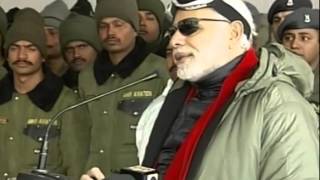 Full Speech: Narendra Modi addresses soldiers in Siachen