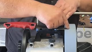 iSharpen a 🐠 fish filleting knife at 12°