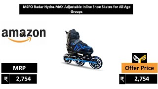 JASPO Radar Hydra MAX Adjustable Inline Shoe Skates for All Age Groups