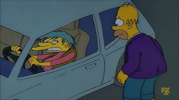 Homer Helps The Babysitter Bandit Escape - The Simpsons