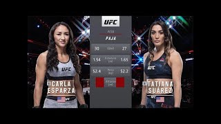 UFC Pelea Gratis  Tatiana Suarez vs Carla Esparza  1080 X 1920