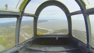 Tondelayo B25 Bomber flight crawl to tail gun area Lakeshore Miss