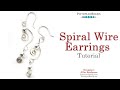 Spiral Wire Earrings - DIY Jewelry Making Tutorial by PotomacBeads