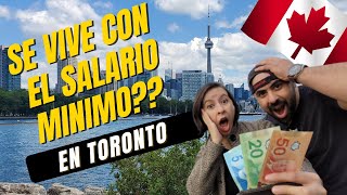 CUANTO CUESTA vivir en TORONTO?🤔🤑 Te ALCANZA con el SALARIO MINIMO???  #Canada #vivirencanada