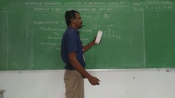 [Signals & Systems] Lecture 1.1 - Basics of Signals & Systems for GATE aspirants by Prof.V.P.C.Reddy