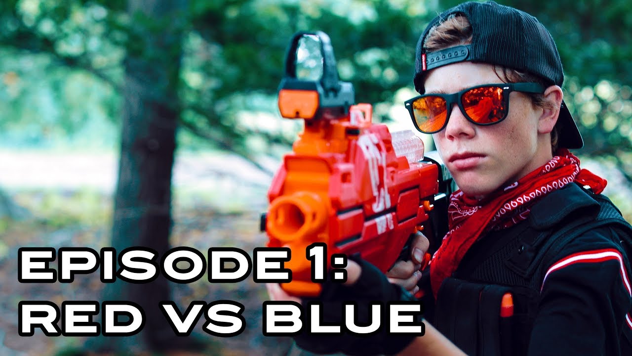 ELITE NERF STRIKE | Episode 1: Red Vs Blue (Nerf War Movie) nerf star wars clone trooper blaster