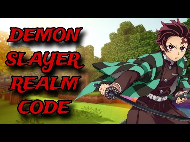 *NEW* BEST DEMON SLAYER REALM CODE FOR MINECRAFT BEDROCK EDITION! class=