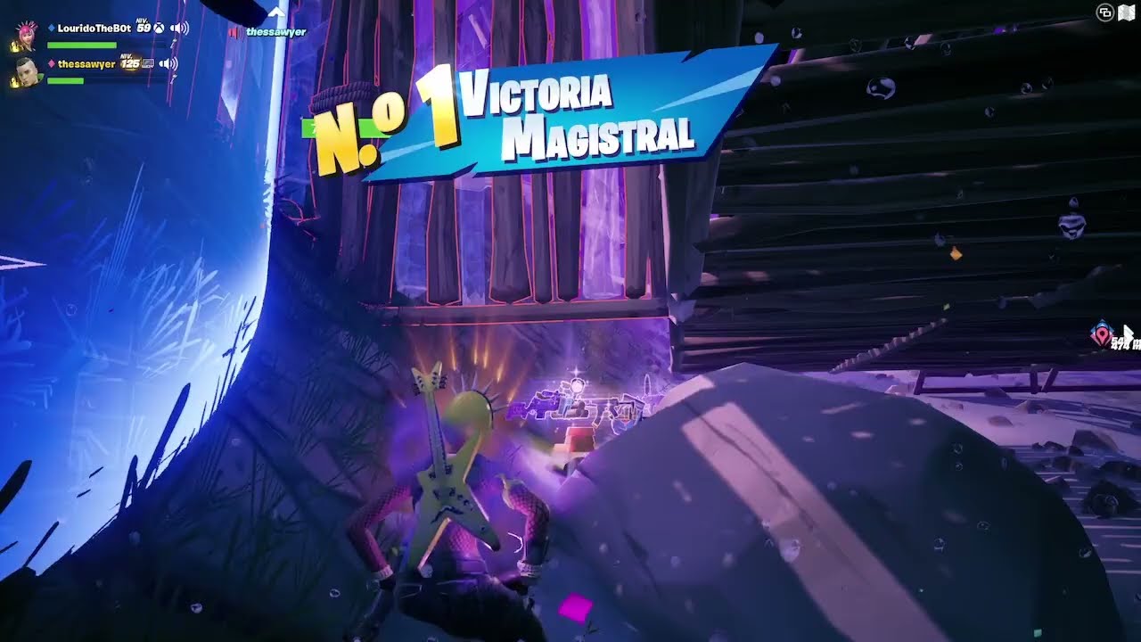 "Power Chord" Skin Gameplay (Rogue) - Duos Victory Royale - Fortnite Chapter 3 Season 4