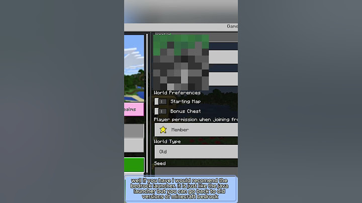 how to change your version in minecraft bedrock #minecraft #shorts