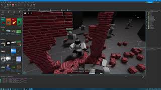so i added destruction physics to my battlegrounds game