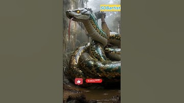 Giant Python In Amazon Jungle | Abandoned Tractor|#shorts#trending#ai#Part-1 #discovery#python#crain