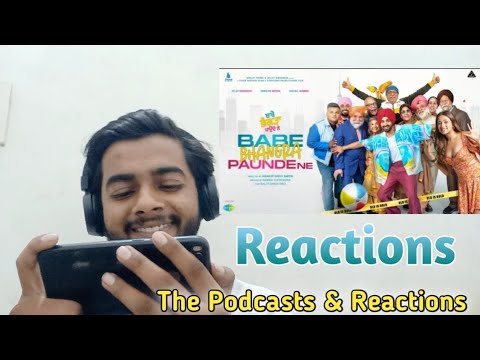 Babe Bhangra Paunde Ne Trailer Reactions Diljit Dosanjh New Movie Trailer Reactions #reactions