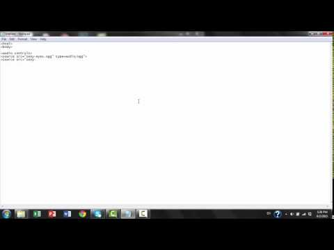 როგორ დავამატოთ mp3 ფაილი  HTML საიტზე (Tutorial)