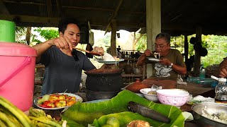 จัดขนมจีนน้ำเงี้ยวในสวนคิดถึงบรรยากาศสวรรค์บ้านทุง