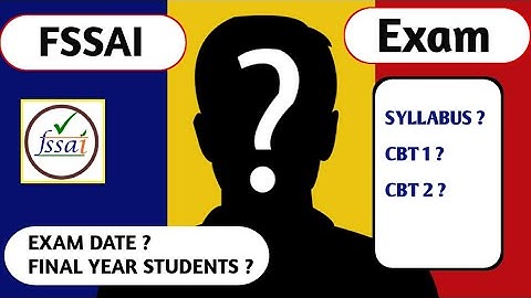 FSSAI Doubt Clearing Session CFSO /TO : Q&A : CBT 1 & CBT 2 Exam