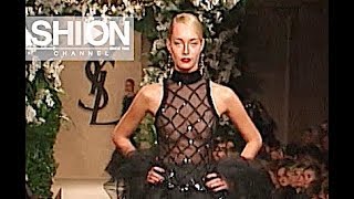 YVES SAINT LAURENT Haute Couture Spring Summer 2001 Paris - Fashion Channel