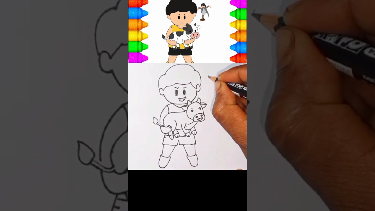 Samima Sraboni Yamin cartoon drawing easy / Art for Beginners 