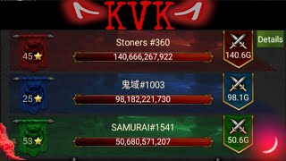 Clash Of Kings : KVK K1541 vs K360 & K1003