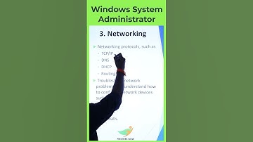 Skill Required For A Windows System Administrator