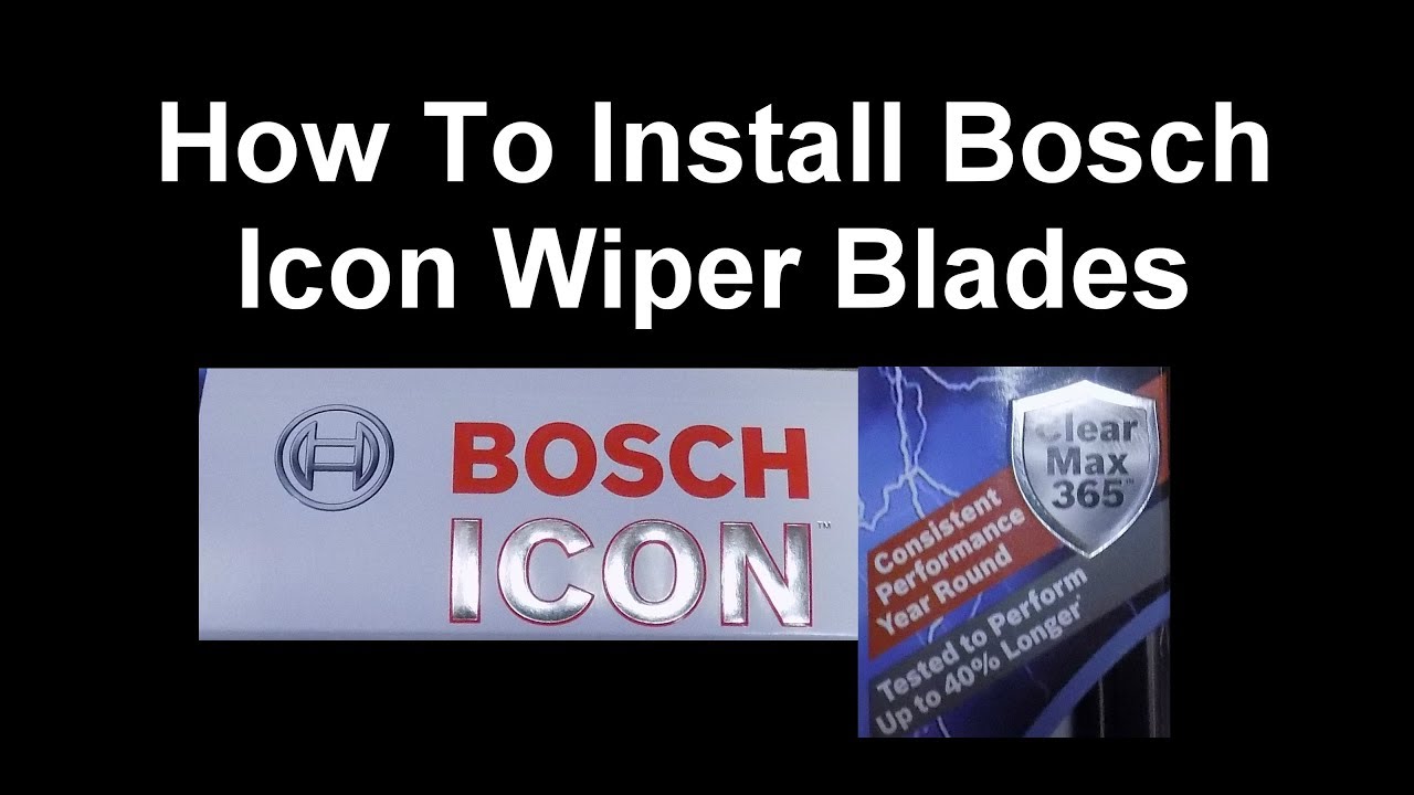 Bosch Icon Wiper Blades Review 2020 Global Garage