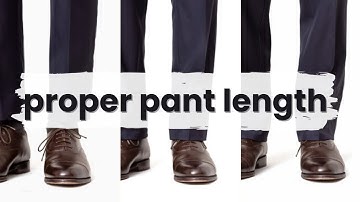 Proper Pants Length (Trouser Break) According to Your Style & Body Type