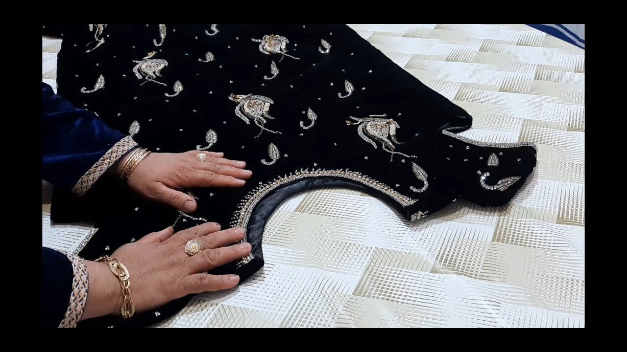 كيفية تفصيل جبة عراسي مع اكمام مونش كوربات واكمام طويلة بالدونتال 😍♥️👍🇩🇿