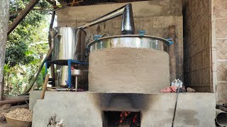 Agarwood Oil Manufacturing Process Through Steam Distillation Method #distillation #oudoil #agarwood
