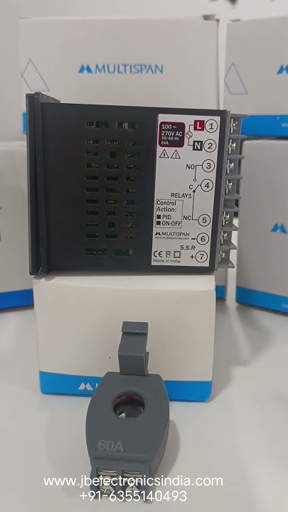 PID CONTROLLER WITH AMPERE INDICATION MULTISPAN PID 2302-1C #automation ...