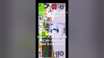 Roblox just crashes when i chat can’t even play roblox on iOS 17