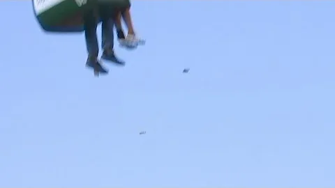 Man rains money from Iowa State Fair sky rail