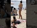 Hot day at Barcelona beach Spain#viralvideo #trandingshorts #spain #shortsfeed