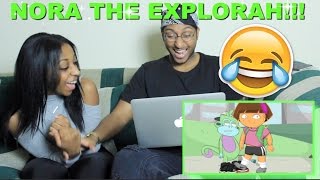 Couple Reacts : NORA THE EXPLORAH: [GHETTO DORA] By DashieXP Reaction!!!